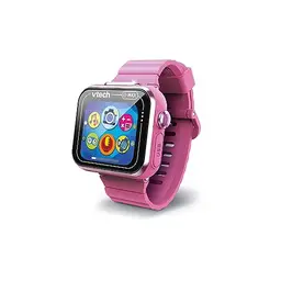 VTech - KidiZoom SmartWatch MAX Rose, Montre Enfant Ergonomique, Photo, Selfie, Vidéo, Écran Tactile Couleur, Jouet High-Tech, Cadeau Enfant