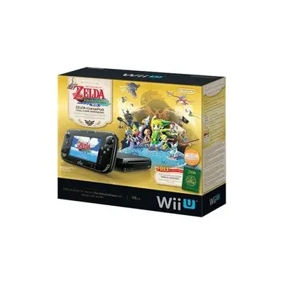 Nintendo Wii U Limited Edition Legend of Zelda Windwaker HD Deluxe Bundle - Premium Pack - console de jeux - Full HD, 1080i, HD, 480p, 480i - noir - The Legend of Zelda Wind Waker HD