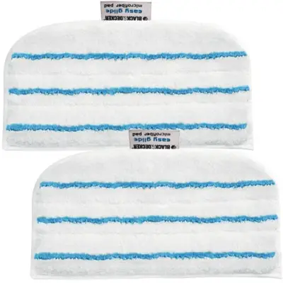 Black & Decker Microfibre Steam Mop Cleaning Pad (2, Standard) By Black + Decker