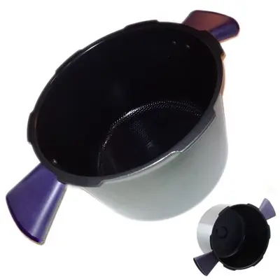 Cuve COOKEO avec poignées (293557-9240) Robot ménager (SS-994792 XA605011 MOULINEX)