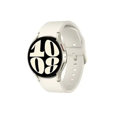 Samsung Galaxy Watch6 - 40 mm - Montre connectée avec bracelet sport - crème - taille du bracelet : S/M - affichage 1.3" - 16 Go - NFC, Wi-Fi, Bluetooth - 28.7 g - or