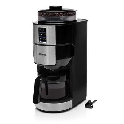 Cafetière Électrique De 0,75l Avec Broyeur Intégré 750w Gris Noir