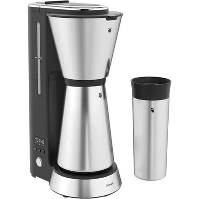 Cafetière Électrique Avec Écran Lcd Et Minuterie 760w Gris Noir