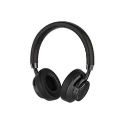 Casque Bluetooth sans Fil Casque Stéréo Souple à Réduction de Bruit avec Basses Lourdes avec Micro,Noir