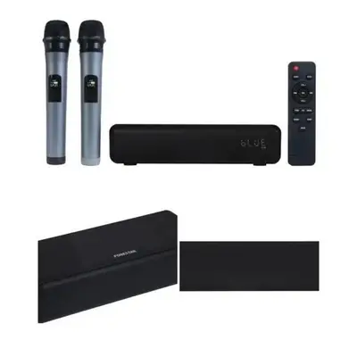 Barre de son portable - FONESTAR - 30W - 2 microphones sans fil UHF - Bluetooth 5.0 - Effet d'écho