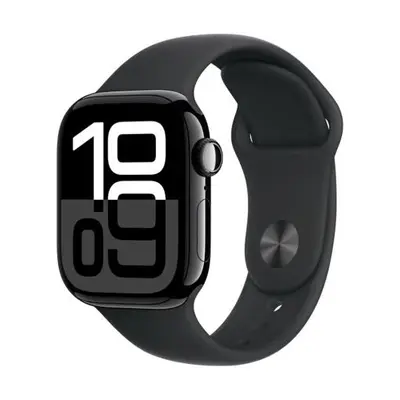 Apple Watch Series 10 OLED 42 mm Numérique 374 x 446 pixels Écran tactile Noir Wifi GPS (satellite)