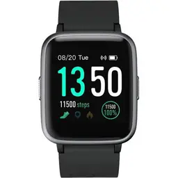 Montre Connectée Homme Femme Smartwatch Sport Cardiofrequencemetre Intelligente Ip68 Noir