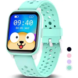 Montre Connectée Pour Enfants, Étanche Ip68 Montre Intelligente Enfants Avec Podomètres Vert