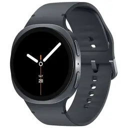 Samsung Galaxy Watch8 - Montre connectée 44 mm graphite avec bracelet sport caoutchouc graphite M/L