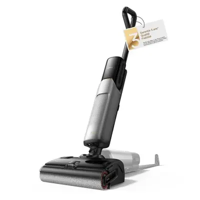 MOVA X4 Plus - Aspirateur balai laveur sans fil 20 kPa, auto-nettoyage 100 °C, ajout auto solution, brosse LED, aspiration intelligente