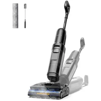 Tineco CQ42336 aspirateur balai et balai électrique Aspirateur traineau Batterie Sec&humide Sans sac Noir