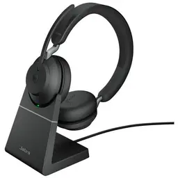 Jabra Evolve2 65 Casque Sans fil Arceau Bureau/Centre d'appels USB Type-A Bluetooth Socle de chargement