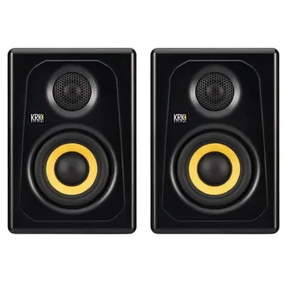 KRK Kreate 3 - Enceinte de monitoring active 5" 2 voies Bass Reflex amplifiées 65 Watts - Bluetooth 5.3 - XLR, Jack 6,3 mm symétrique, RCA (par paire)