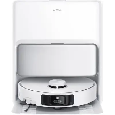 MOVA P50 Pro Ultra Robot Aspirateur  Aspiration 19000 Pa, Nettoyage Bord à Bord, Détection de Saleté, Serpillière Amovible, Station Auto-nettoyante