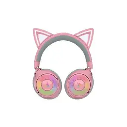 Razer Kraken Kitty V3 Pro - Quartz Casque Sans fil et filaire Arceau Gaming USB Type-A Bluetooth Rose