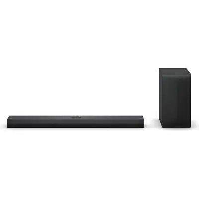 Barre de son LG S70TY Dolby Atmos 3.1.1 ch Noir + Caisson de basse sans-fil Dédiée TV LG QNED