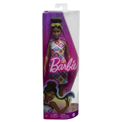 Poupée Barbie Fashionista Robe patchwork MATTEL