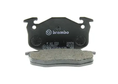 4 Plaquettes De Frein Brembo P61032