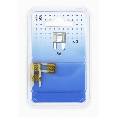3 Mini-fusibles 5 A