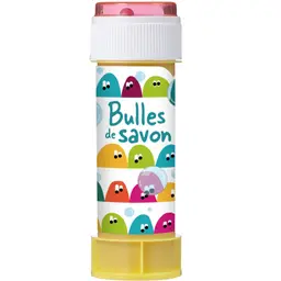 Flacon De Bulles De Savon Coloré