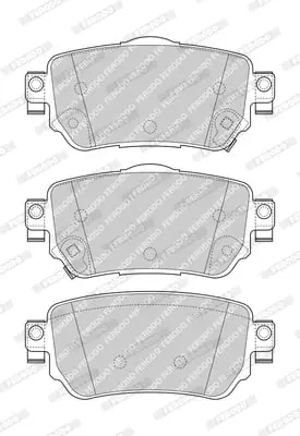 4 Plaquettes De Frein Ferodo Fdb4842