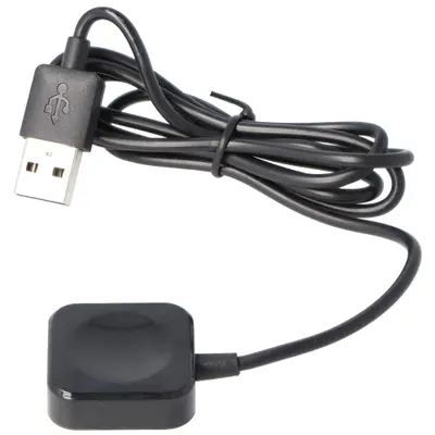 Station de charge USB pour Apple Watch Series 1, 2, 3 noire