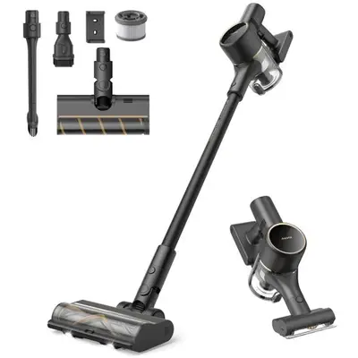 Dreame R10 Pro - Aspirateur Balai sans Fil, Aspiration 150AW, autonomie 65min, Brosse Multi-Surfaces, lumières LED, élimination Poils d'animaux, Parfait pour Maison et Voiture, léger et Polyvalent