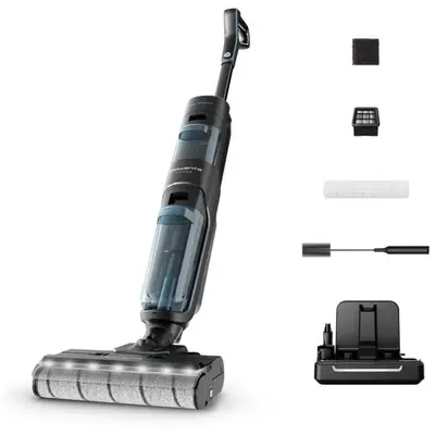 Rowenta X-Clean 5 GZ5555EE aspirateur balai et balai électrique Batterie Sec&humide Sans sac Noir et Bleu
