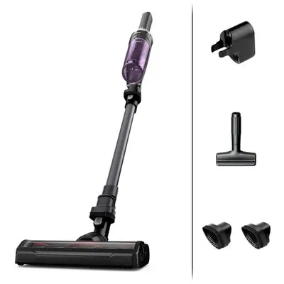 Rowenta RH1128 Aspirateur-balai 2 en 1 Batterie Sec Sans sac 0,4 L Violet et Aluminium