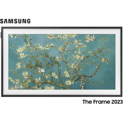 Samsung TQ32LS03CBU - 32" The Frame LS03C Series TV LCD rétro-éclairée par LED - QLED - Smart TV - Tizen OS - 1080p 1920 x 1080 - HDR - Quantum Dot - noir
