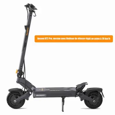 Ausom Dt2 Pro Trottinette Électrique, Moteur 2x1100w, 52v 23,4ah, Pneus 10x3pouces, Vitesse Maximale De 20km/H, Suspension À Bras Oscillant