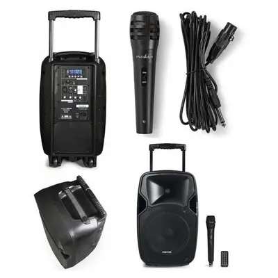 Enceinte Sono Portable - Ibiza Sound - Pro Party Karaoke - Bluetooth - Micro sans fil - Autonomie 12h