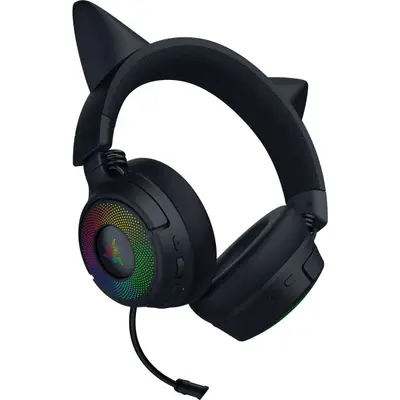 Razer Kraken Kitty V3 Pro Casque Sans fil et filaire Arceau Gaming USB Type-A Bluetooth Noir