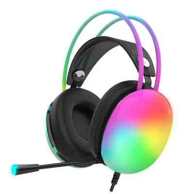 Inca Igk-x8s Casque Avec Fil Arceau Gaming Noir