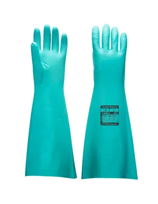 Gant Nitrile Extra-long Couleur : Vert Taille Xl - Portwest