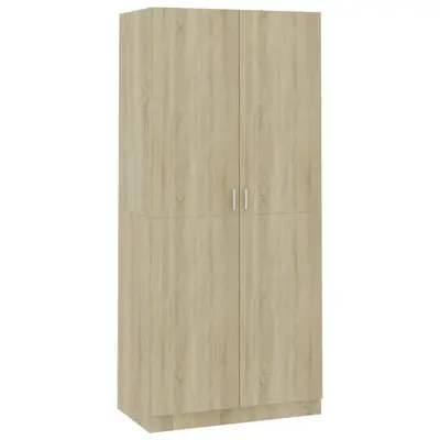 Garde-robe Chêne Sonoma 90x52x200