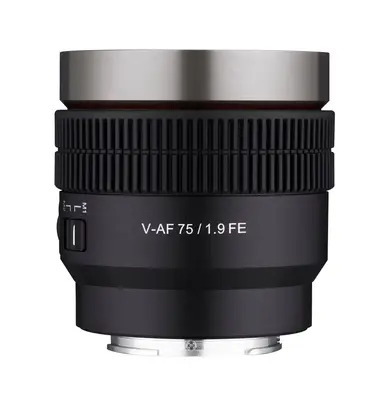 Samyang Sycaf75-nex Milc Objectif De Cinéma Noir