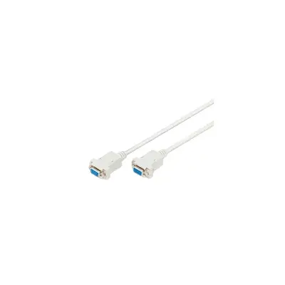 Câble Null Modem Digitus D-sub9 1,8 M Beige