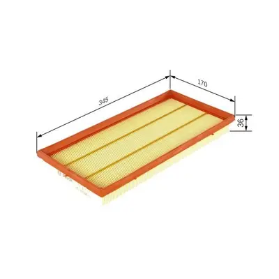 Filtre À Air Bosch S3272